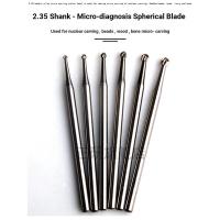 ราคา B b.Tungsten Steel Ball Milling Cutter Wave เข็มขนาดเล็กเข็มแกะสลัก Bit ทันตกรรมหัวเจียรทันตกรรมเครื่องแกะสลัก Bit 2.35 X5U3 (44702694732)