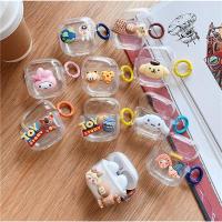 ราคา For SoundPeats Air3 Transparent TPU Soft Case Protective Case Cartoon Cute SoundPeats Air3 Cover Shockproof Case SoundPeats Air3 Transparent Soft Case (20908862901)