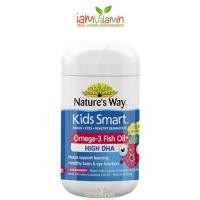 ราคา Nature’s Way Kids Smart Omega-3 Fish Oil High DHA อาหารเสริม น้ำมันปลา โอเมก้า 3 (3918454903)