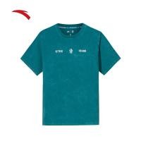 ราคา Anta เสื้อยืดแขนสั้น Unisex Kyrie Irving Retro อินเทรนด์สไตล์อเมริกัน Tee 1725B1120 (29729028844)