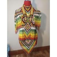 ราคา ชุดมโนราห์ โทนเขียว รอบอก 40 นิ้ว กาวพลาสติก (41056749522)