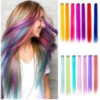 ราคา แฮร์พีช ช่อไฮไลท์ ไซส์ใหญ่ ช่อไฮไลท์ แฮร์พีซ สีสวย สไตล์เกาหลี ขนาด 55 ซม. (21032892677)