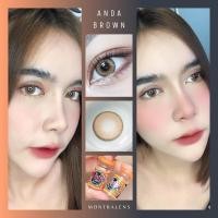 ราคา คอนเเทคเลนส์ Montralens มนตรา Anda brown (25367580014)