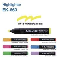 ราคา STABILO, NOTEBOOK MARKER, ARTLINE HIGHLIGHTER EK-660 / ปากกาเน้นข้อความ Artline 660 (46351311452)