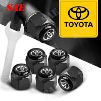 ราคา พร้อมส่งToyota/โตโยต้า จุกลมยางรถยนต์ พร้อมโลโก้ จุกปิดลมยางพร้อมประแจ ฝาปิดจุกลม ยางรถยนต์ 1 ชุด (5 อัน) (26677955817)