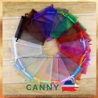 ราคา 100 ชิ้น 10X12 ซม. ORGANIZA BAG สําหรับ MAJLIS / EGG BAG / ORGANZA GOODIES BAG (100 ชิ้น) (44175123040)