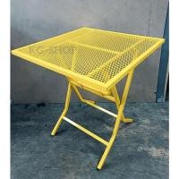 ราคา โต๊ะพับเหล็กหน้าตะแกรง โต๊ะพับสนาม โต๊ะลานเบียร์ (25045441574)