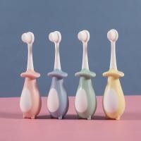 ราคา แปรงสีฟันไม่ทําร้ายผิวแปรงสีฟันมีขนดกปีฝึกเพนกวินเด็ก 0-3 น่ารักหมื่นขนแปรงนุ่มเด็กฟันยางนุ่ม (43576991658)