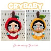 ราคา ชุดถักไหมพรม หมวกแอปเปิ้ล หมวกส้ม กระโปรง ขนแกะนุ่มนิ่ม Cry baby งาน Handmade (44461317064)