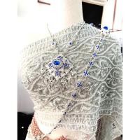 ราคา สไบ ชุดไทย มือ 2 สีเงิน สภาพ98% สไบไทย สไบปัก สไบไทยเกรดพรีเมี่ยม สไบสีเงิน สไบปักโบราณ สไบโบราณ สไบเจ้าฟ้า (25734796049)