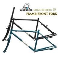 ราคา เฟรมจักรยานทัวร์ริ่ง Windspeed LONGRIDERS IV Touring Classic ล้อ 26" รองรับทั้งระบบวีเบรคและดิสเบรค คุณภาพ ราคาย่อมเยา (25479460923)