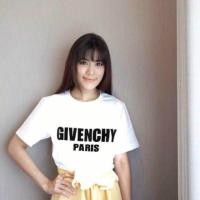 ราคา เสื้อยืดแขนสั้น Givenchy paris ‼️Cotton% ✨สุดปัง (1260031647)