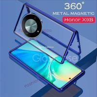 ราคา สองด้านกระจกนิรภัยเคสโทรศัพท์สําหรับ Honor X9B X9A X8 X7 X 9B X9 B X 9A X 8 X 7 HonorX9B HonorX9A HonorX8 HonorX7 ปลอกกรอบโลหะ Hard กันกระแทกฝาหลัง (24552589881)