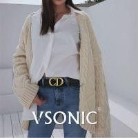 ราคา Dior2000 เข็มขัดผู้หญิง Simple All-Match ของแท้หนังแฟชั่นกางเกงยีนส์เข็มขัดตกแต่ง 3 (26362174166)