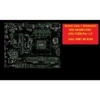ราคา Boardview + schematic Msi H410M-PRO (MS-7C89) REV 1.0 (28393583107)