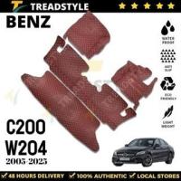 ราคา BENZ C200 W204 2005-2025 พรมกันลื่น พรมดักฝุ่น พรม พรมปูพื้น พรมในรถยนต์ พรมรถ อะไหล่รถ (27640256997)