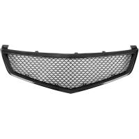 ราคา ด้านหน้า Grille Racing สําหรับ Acura TSX 2006-2008 สไตล์รังผึ้งคาร์บอนไฟเบอร์ดู/Glossy/Matte สีดํารถกันชนด้านบนตาข่าย (คาร์บอนไฟเบอร์) (43426456271)