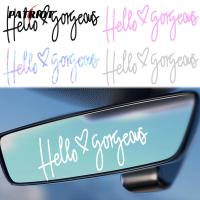 ราคา สติกเกอร์เลเซอร์ ลายตัวอักษร Hello Gorgeous กันน้ํา สําหรับติดตกแต่งรถยนต์ สกูตเตอร์ จักรยานยนต์ (24718389626)