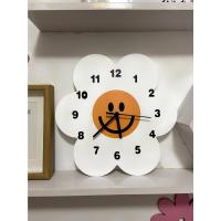 ราคา นาฬิกาแขวนผนัง ลายการ์ตูนหน้ายิ้ม ดอกไม้น่ารักAN-78 (22581015279)