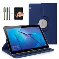 ราคา กรณีแท็บเล็ตสําหรับ Huawei MediaPad T5 10 T3 9.6 หมุน Funda AGS-W09/L09 AGS2-W09-L09 360 หมุน PU หนังฝาครอบแก้ว (42066915583)