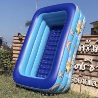ราคา สระน้ำเป่าลม 180 ซม.3 ชั้น สระน้ำ สระน้ำเด็ก ขนาด:180cm x140cm x55cm (ยาว 1.8ม. กว้าง1.4ม. สูง55ซม.) (3658882310)