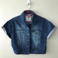 ราคา ✨NEW✨ แจ๊คเก็ตยีนส์ CC-OO ใหม่ป้ายห้อย แขนสั้น ทรงน่ารัก Size S (1735326080)