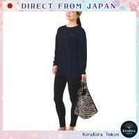 ราคา 【Direct from Japan】 ชุดเสื้อแขนยาวและกางเกงเลกกิ้งฟิตเนส FILA เรียบเนียน สไตล์ทันสมัย เหมาะสำหรับโยคะ Pilates และใส่ในบ้าน เพิ่มความคล่องตัวและสบายตลอดวัน (45353209271)