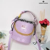 ราคา กระเป๋า ทรงถัง karaya คาราย่า แต่งโซ่ทองมีเก็บปลายทางค่ะ (4454423089)