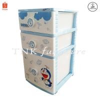 ราคา ตู้ ตู้ลิ้นชัก ตู้พลาสติก ตู้ลิ้นชักใส่เสื้อผ้า ตู้ลิ้นชักพลาสติกลายโดราเอม่อน 2 เล็ก 1 ใหญ่ ลายลิขสิทธิ์ เเข็งเเรงทนทาน (4261923644)