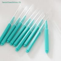 ราคา Tweettwehno 10 ชิ้นแปรงซอกฟัน Denta Floss แปรงทําความสะอาดจัดฟันแปรงฟัน TH (29704416763)