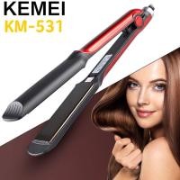 ราคา KEMEI KM531เครื่องหนีบผม ที่หนีบผม ปรับความร้อน4ระดับ ร้อนเร็ว หนีบตรง ทำวอลลุ่ม งุ้มปลาย หนีบเงา (1468934453)