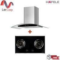 ราคา (HAFELE) เตาแก๊ส ซีรีย์ 3 ANGELO + เครื่องดูดควันแบบติดผนัง ซีรีย์ 5 HH-TG1890QCC (495.07.138) (23640202150)