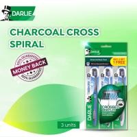 ราคา [VALUE BUNDLE 3 ชิ้น] DARLIE Charcoal Cross Spiral Clean (นุ่มพิเศษ) แปรงสีฟัน 3s (44150118312)