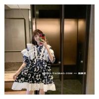ราคา ชุดมินิเดรสลายกราฟิกสีหวาน แพทเทิร์นน่ารักดีเทลแต่งระบายฉลุลูกไม้ แขนระบายฉลุแบบสามส่วน ปลายฉลุลูกไม้ ทรงสวยมากๆ (6174258622)