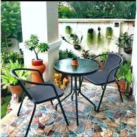 ราคา ชุดโต๊ะสนาม​ เก้าอี้หวายเทียม 2ที่นั่ง (3162958977)