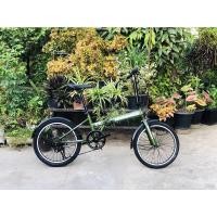 ราคา จักรยานพับเล็ก เก่าญี่ปุ่น ยี่ห้อ Hummer แท้ สีเขียวทหารสวยๆ เฟรมเหล็ก สภาพสวยปิ๊งๆ (M) (16221755986)