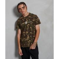 ราคา SUPERDRY EVEREST T-SHIRT เสื้อยืด สำหรับผู้ชาย สี Ice Marl Parra Camo (10320023354)
