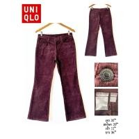 ราคา กางเกงลูกฟูกขายาว UNIQLO (27302712457)