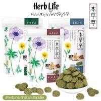 ราคา Herb Life ขนมสมุนไพรอัดเม็ด อาหารเสริมสำหรับกระต่าย แกสบี้ ชินชิล่า แฮมสเตอร์ (HL02) (HL03) (HL04) 80 g (24791196654)
