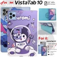 ราคา For itel VistaTab 10 (รุ่น: P10004L) 10.1" Vista Tab10 VistaTab10 10.1 นิ้ว Tab Thinner เคสหนัง PU Flip Casing Stand Cover (43255301608)