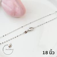 ราคา สร้อยคอแฟชั่น สร้อยทองคำขาว สร้อยทองคำขาว สินค้าพร้อมส่ง (22054405578)