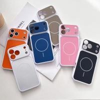 ราคา คุณภาพสูงนาโนสีประกบแม่เหล็กกรณีโทรศัพท์สําหรับ ไอโฟน 17 11 12 13 14 15 16 มือโปร สูงสุด ฮาร์ดพีซีกันกระแทกป้องกันปกหลังชาร์จไร้สายปลอก (48201526597)