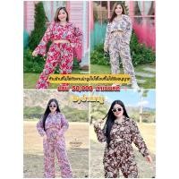 ราคา A90 เซ็ตGucciเว้าหน้า 2ชิ้น ผ้าไหมอิตาลี่ลายแบรนด์ เสื้อครอปแขนยาว ติดกระดุมหน้า+กางเกงขายาว เข้าชุดกัน ตามกระแส (15057546896)