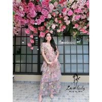 ราคา ป้ายห้อยมือ1 งานลูกไม้ปักทั้งตัว ระบาย แต่งชั้น ป้ายlove lady 3XL งานแต่งงานบวช เดรสสาวอวบ (5269678950)