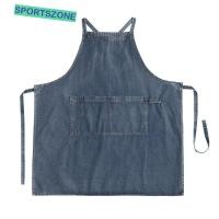 ราคา Sportszone ผ้ากันเปื้อนยีนส์สุภาพสตรี, ผ้ากันเปื้อนโฆษณาผ้ายีนส์ล้าง, ทําความสะอาดวินเทจข้นกันน้ํามันตัดผมเสื้อผ้าทํางานร้านดอกไม้ (27822603315)