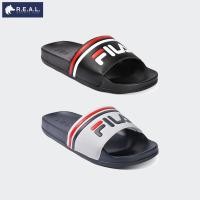 ราคา ลด65.-ใส่โค้ดTHIKWX1Nรองเท้าแตะ Fila รุ่น Fila Loft สีดำและขาว [210502] (12511435088)