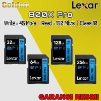 ราคา LEXAR 800X Pro SDXC SDHC ความเร็วสูง Sp32GB 64GB 128GB 256GB (29142200582)