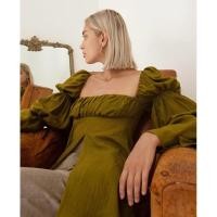 ราคา (ส่งต่อ ) เสื้อ Mitr รุ่น Mali blouse สี olive ไซส์ s (ใส่ครั้งเดียว) (28731740697)