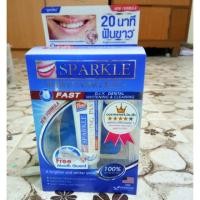 ราคา 400฿ ส่งฟรี ฟอกฟันขาว sparkle whitening kit (200225322)