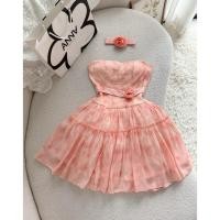 ราคา ชุดเดรสผู้หญิงเกาะอกแอนนาสีส้ม - เดรสมาการอง (43670520470)